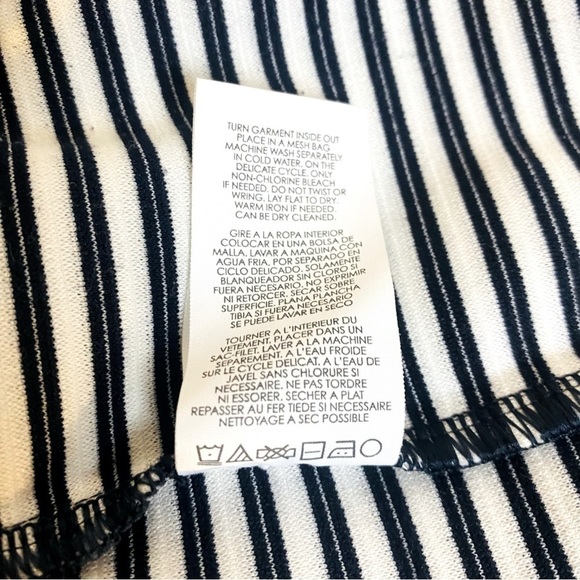 CAbi Nautical Stripped Captain Shift Dress Size M - Picture 9 of 9